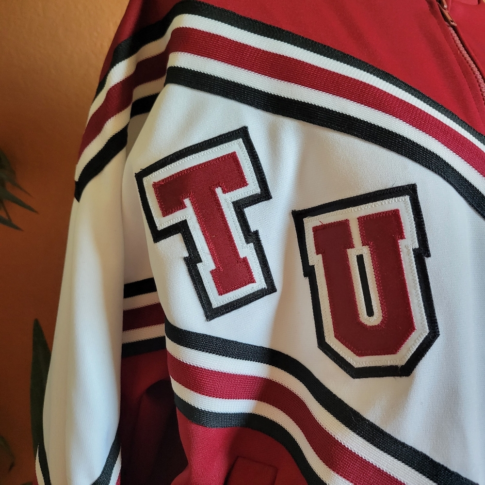 TU Cheerleader & Danzteam Jacket Crimson Black White XL Zip Up USA - Picture 5 of 10